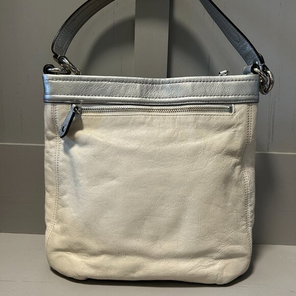 COACH Ashley Silver and ivory Shoulder Bag- crossbody bag not included - Picture 2 of 13
